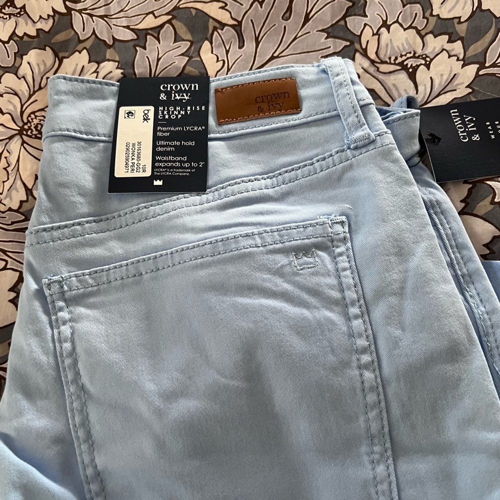 Skinny crop jeans